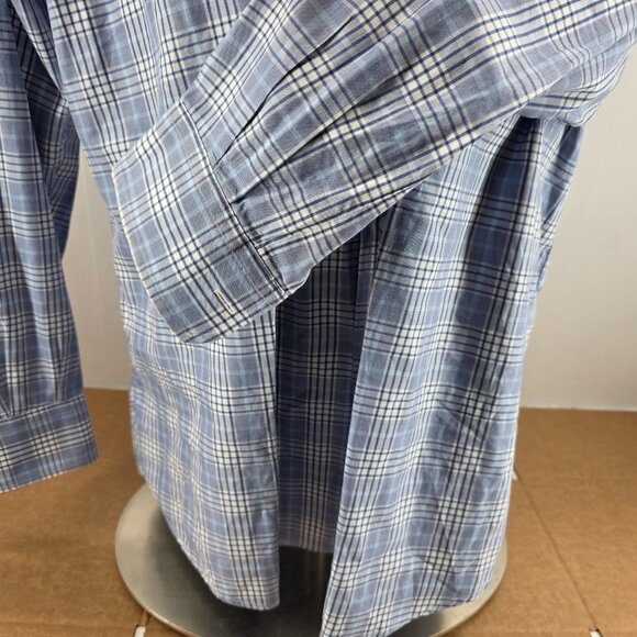Gitman Bros Mens Plaid Long Sleeve Collared Button Down Shirt Size Large - Picture 4 of 6